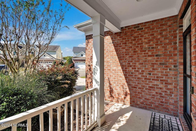4301 Peeble Dr, Wilmington, NC 28412 - balcony with a residential view
