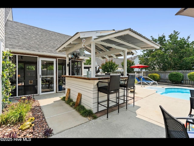 1204 Maple Ridge Rd, Wilmington, NC 28411 - fenced backyard with a patio