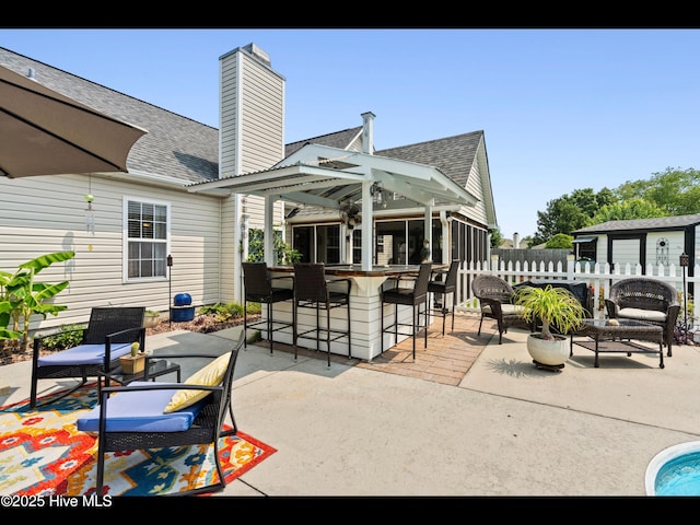 1204 Maple Ridge Rd, Wilmington, NC 28411 - view of patio / terrace