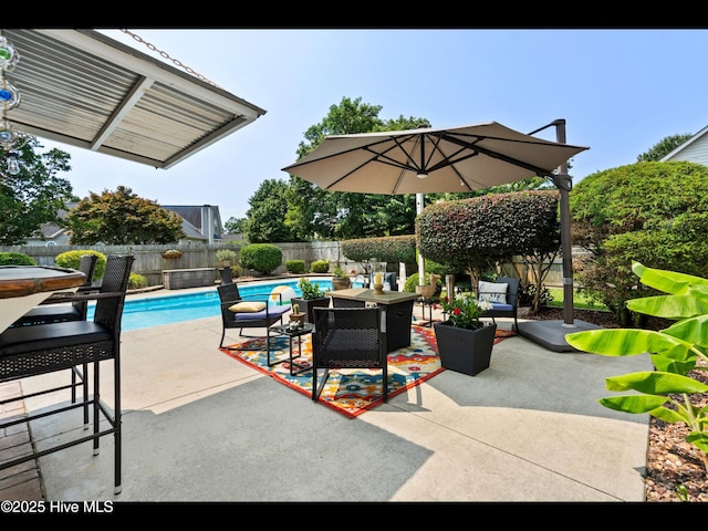 1204 Maple Ridge Rd, Wilmington, NC 28411 - fenced backyard with a patio and outdoor dining area