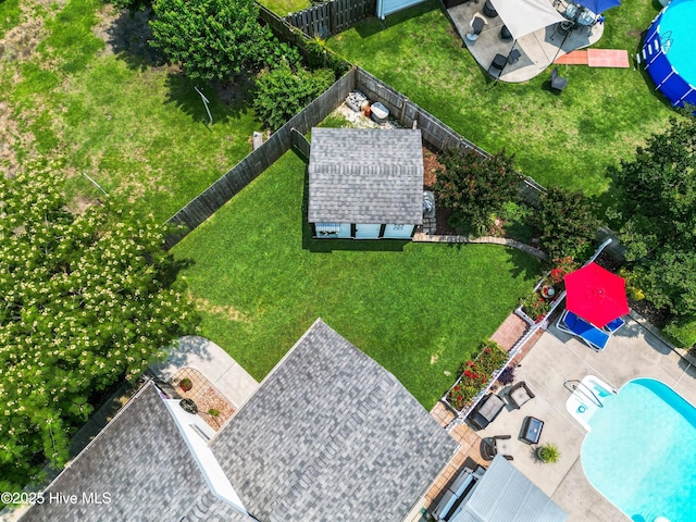 1204 Maple Ridge Rd, Wilmington, NC 28411 - bird's eye view of a pool