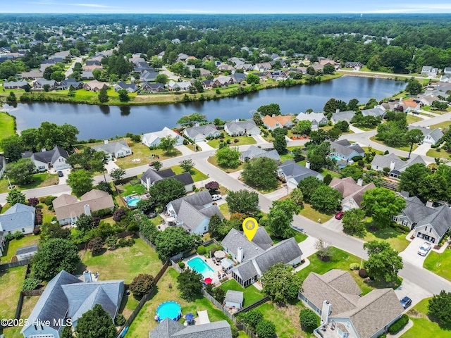 1204 Maple Ridge Rd, Wilmington, NC 28411 - aerial perspective of suburban area with a nearby body of water