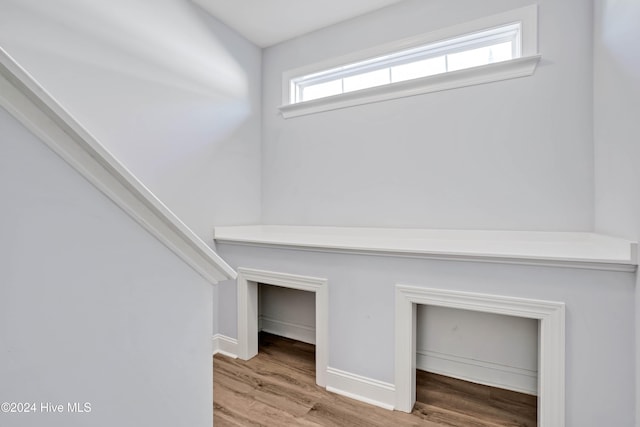 details featuring wood-type flooring