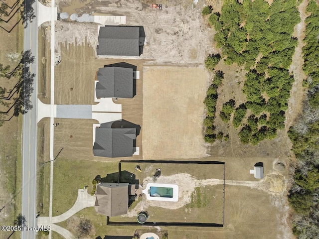 1397 Hammocks Beach Rd, Swansboro, NC 28584 - aerial view of property's location with a pool area