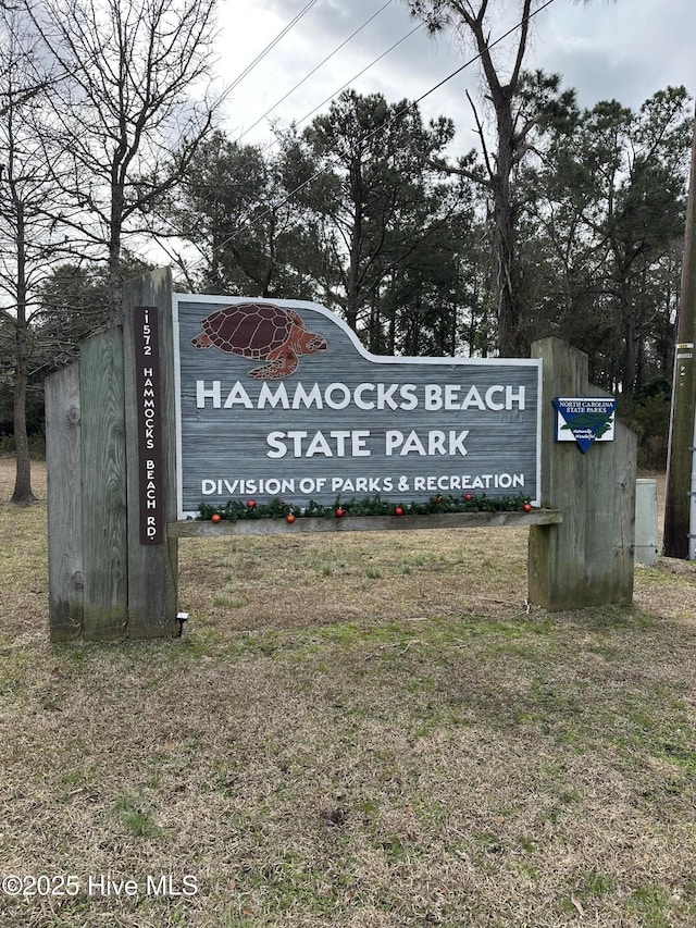 1397 Hammocks Beach Rd, Swansboro, NC 28584 - view of community / neighborhood sign