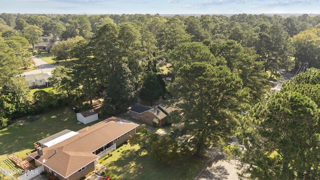 1008 S Howard Cir, Tarboro, NC 27886 - view of property location featuring a heavily wooded area