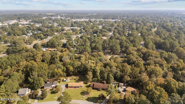 1008 S Howard Cir, Tarboro, NC 27886 - aerial view of property and surrounding area with a forest
