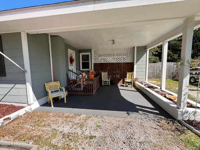 view of patio