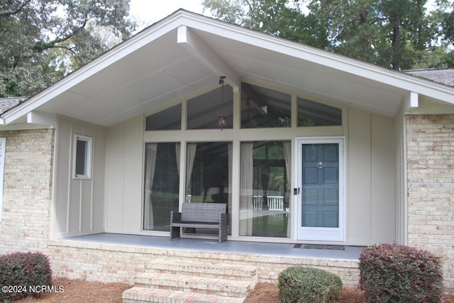 view of property entrance