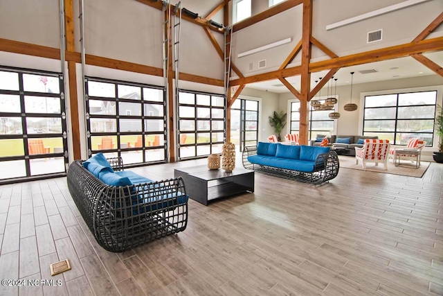 community lobby featuring visible vents