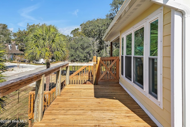 view of deck