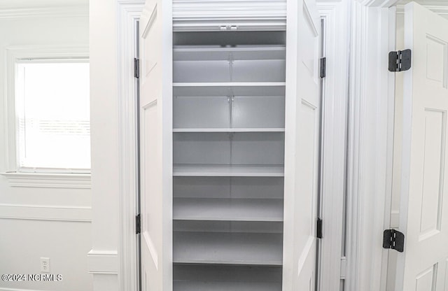 view of closet