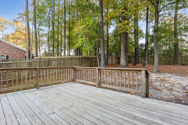 view of deck