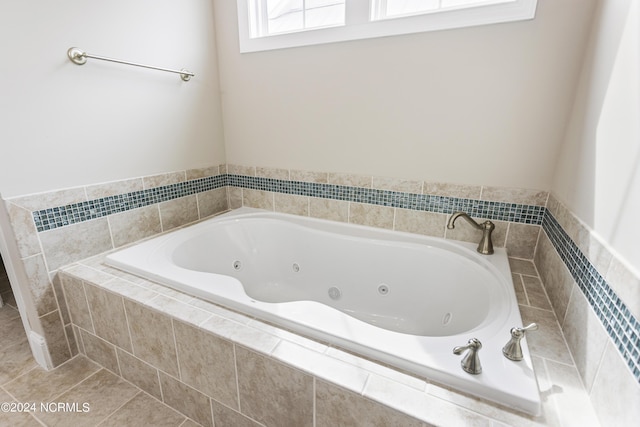 1230 Pinfish Ln, Carolina Beach, NC 28428 - bathroom with a tub with jets