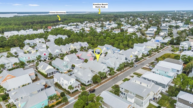 1230 Pinfish Ln, Carolina Beach, NC 28428 - aerial view of residential area