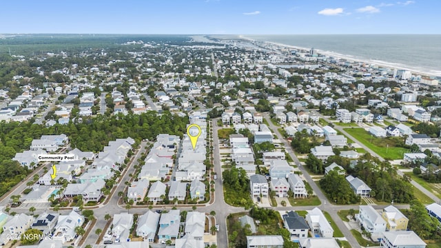1230 Pinfish Ln, Carolina Beach, NC 28428 - view of property location featuring a large body of water and nearby suburban area