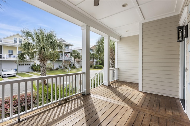 1230 Pinfish Ln, Carolina Beach, NC 28428 - porch featuring a residential view