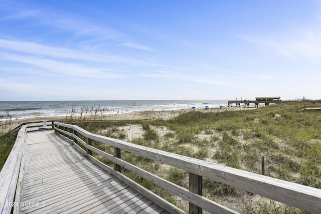 1230 Pinfish Ln, Carolina Beach, NC 28428 - water view featuring local beach