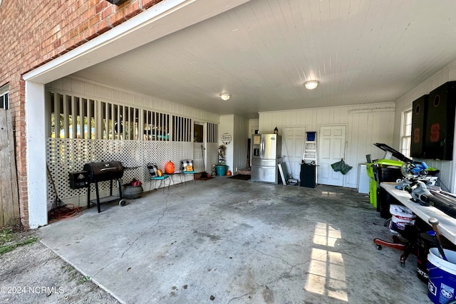 view of patio / terrace with area for grilling