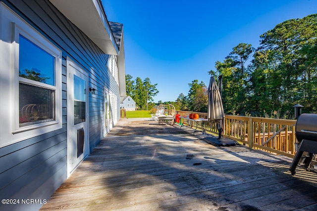 view of deck