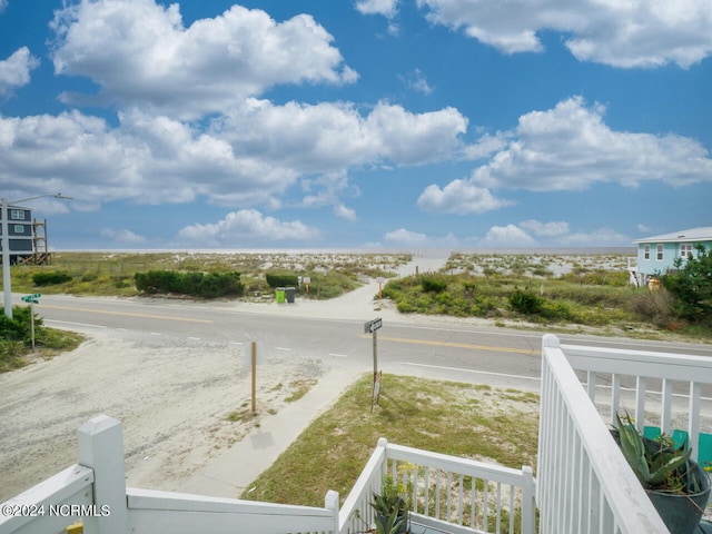 view of road