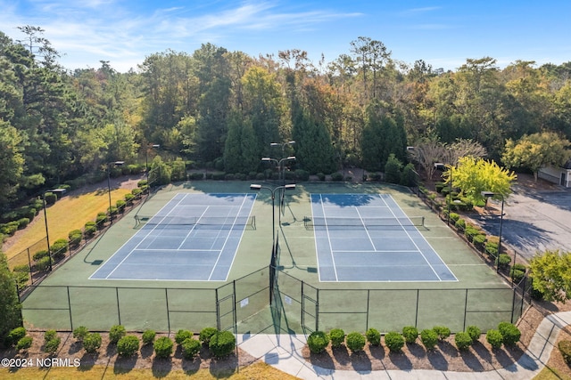 view of sport court