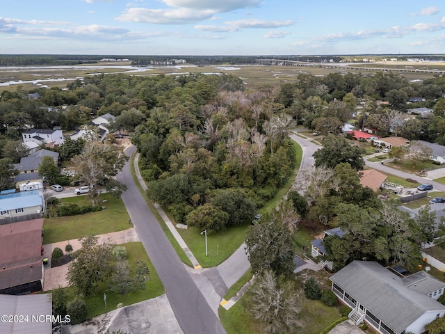 412 Womble St, Oak Island, NC 28465 - aerial view of property and surrounding area featuring nearby suburban area