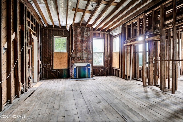 misc room featuring light hardwood / wood-style floors