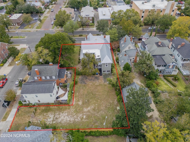 birds eye view of property featuring a residential view