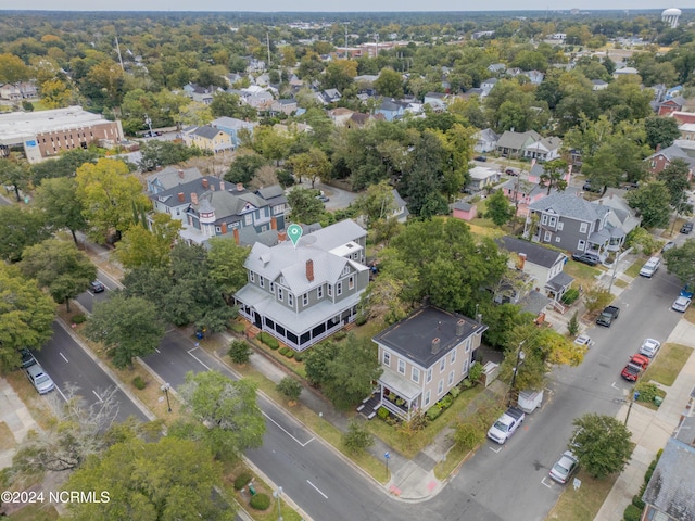 aerial view featuring a residential view