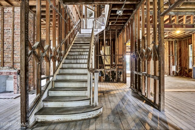 interior space featuring hardwood / wood-style flooring