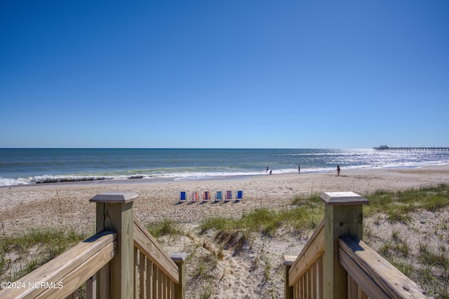 water view with a beach view