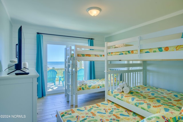 1016 New River Inlet Rd, North Topsail Beach, NC 28460 - bedroom featuring wood finished floors