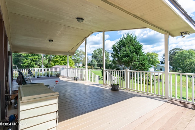 view of deck