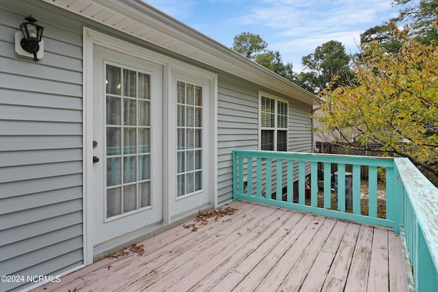 view of deck