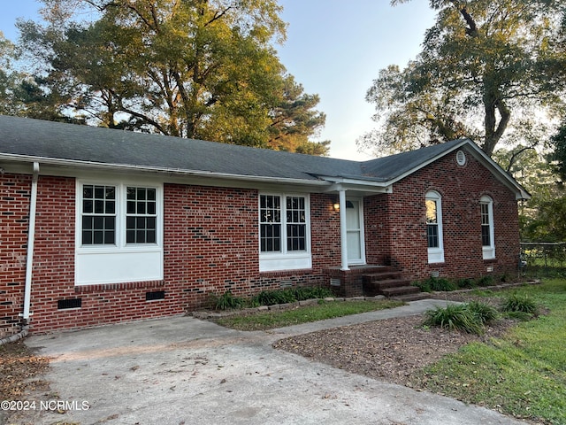 view of ranch-style house