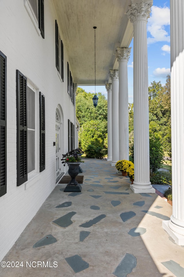 view of patio