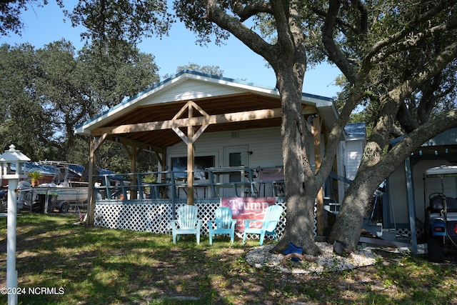 view of back of property