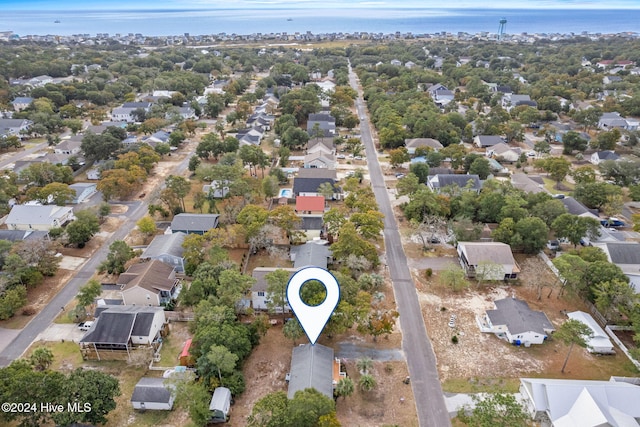 146 NE 5th St, Oak Island, NC 28465 - drone / aerial view with a water view