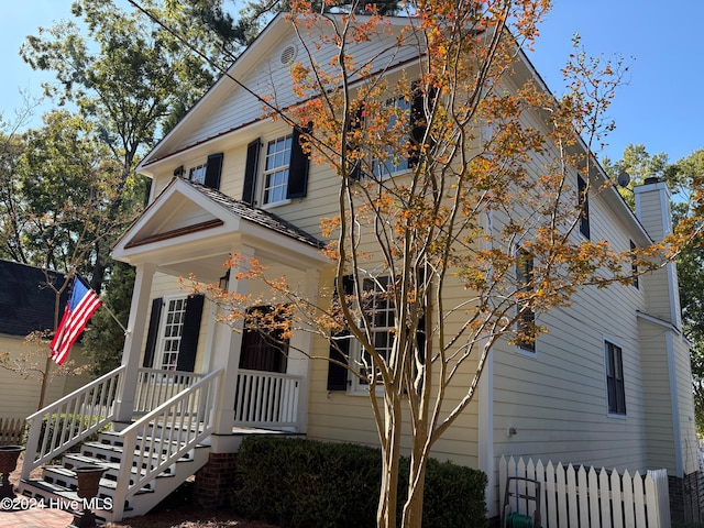 view of front of home