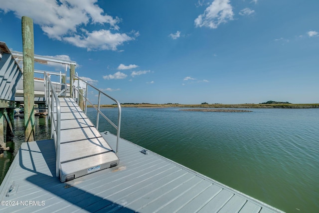 7 S Waterfront Pl, Hampstead, NC 28443 - view of dock featuring a water view