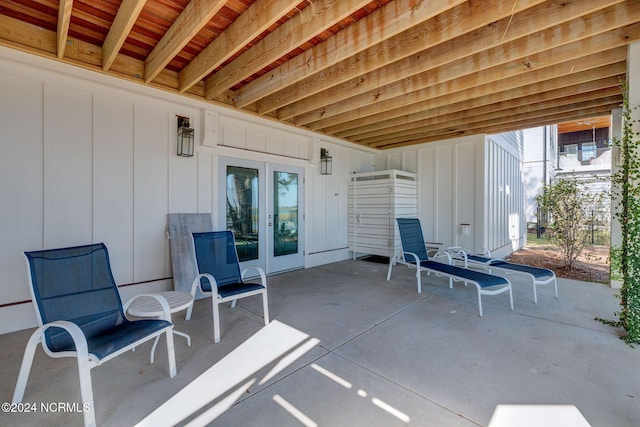 7 S Waterfront Pl, Hampstead, NC 28443 - view of patio / terrace featuring french doors