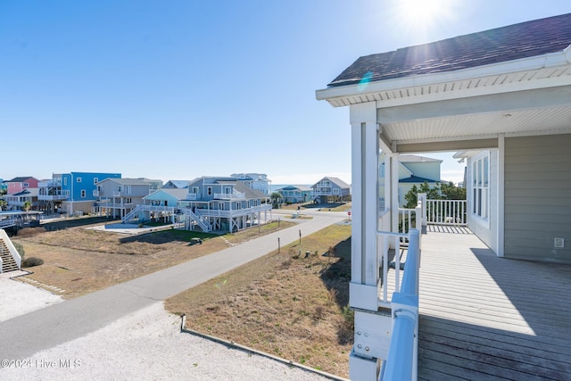 exterior space with a porch