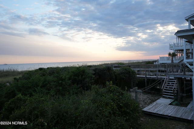 view of water feature