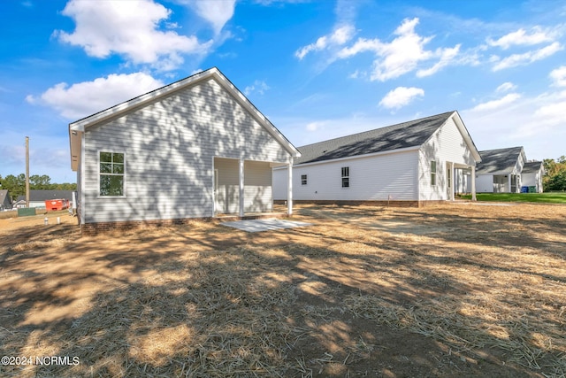 view of rear view of property