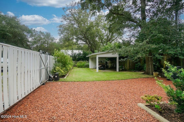 view of yard