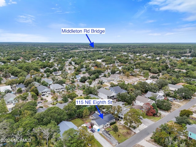 birds eye view of property featuring a residential view