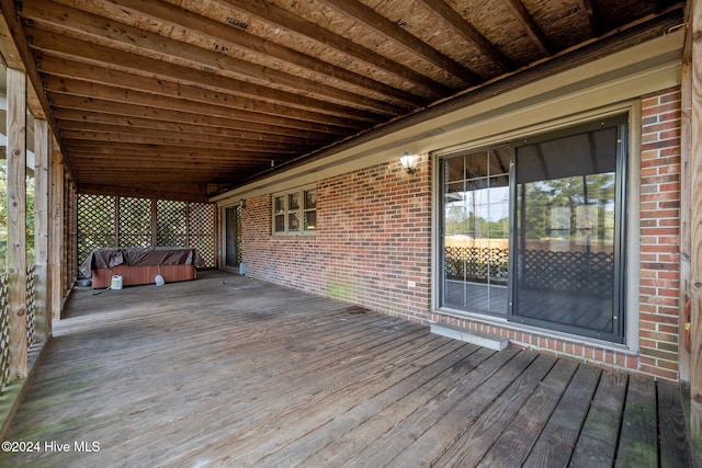 view of deck