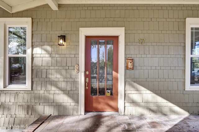 view of entrance to property