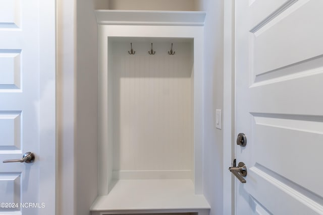 view of mudroom